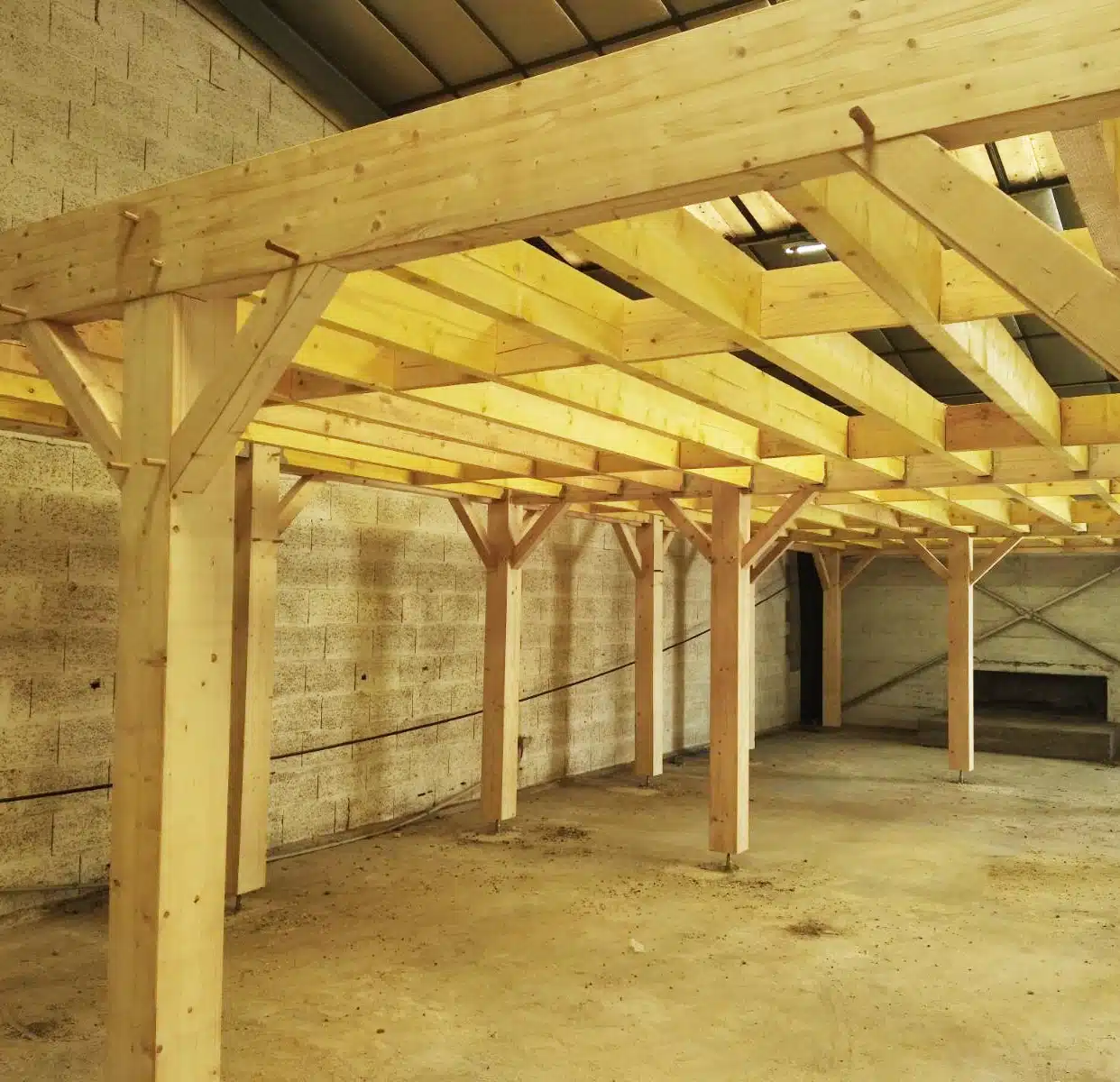 Charpente avec SG MENUISERIE