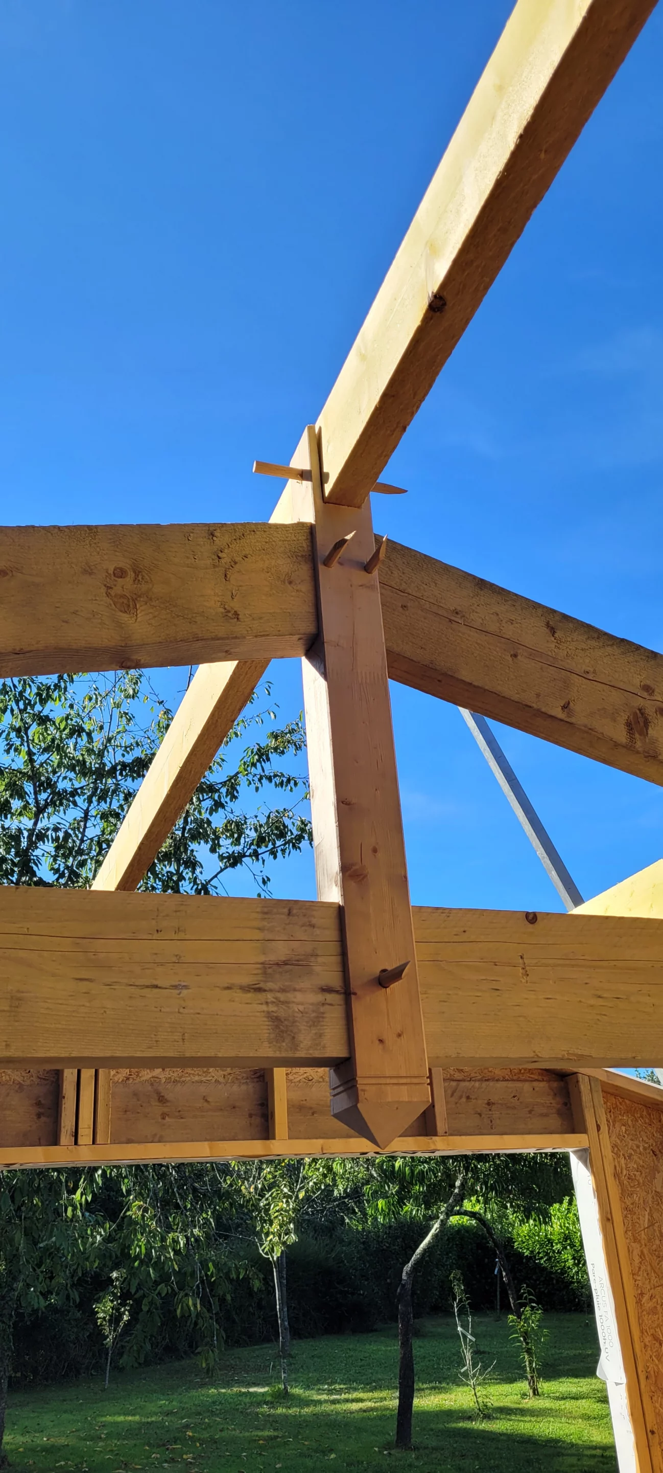 Charpente avec SG MENUISERIE