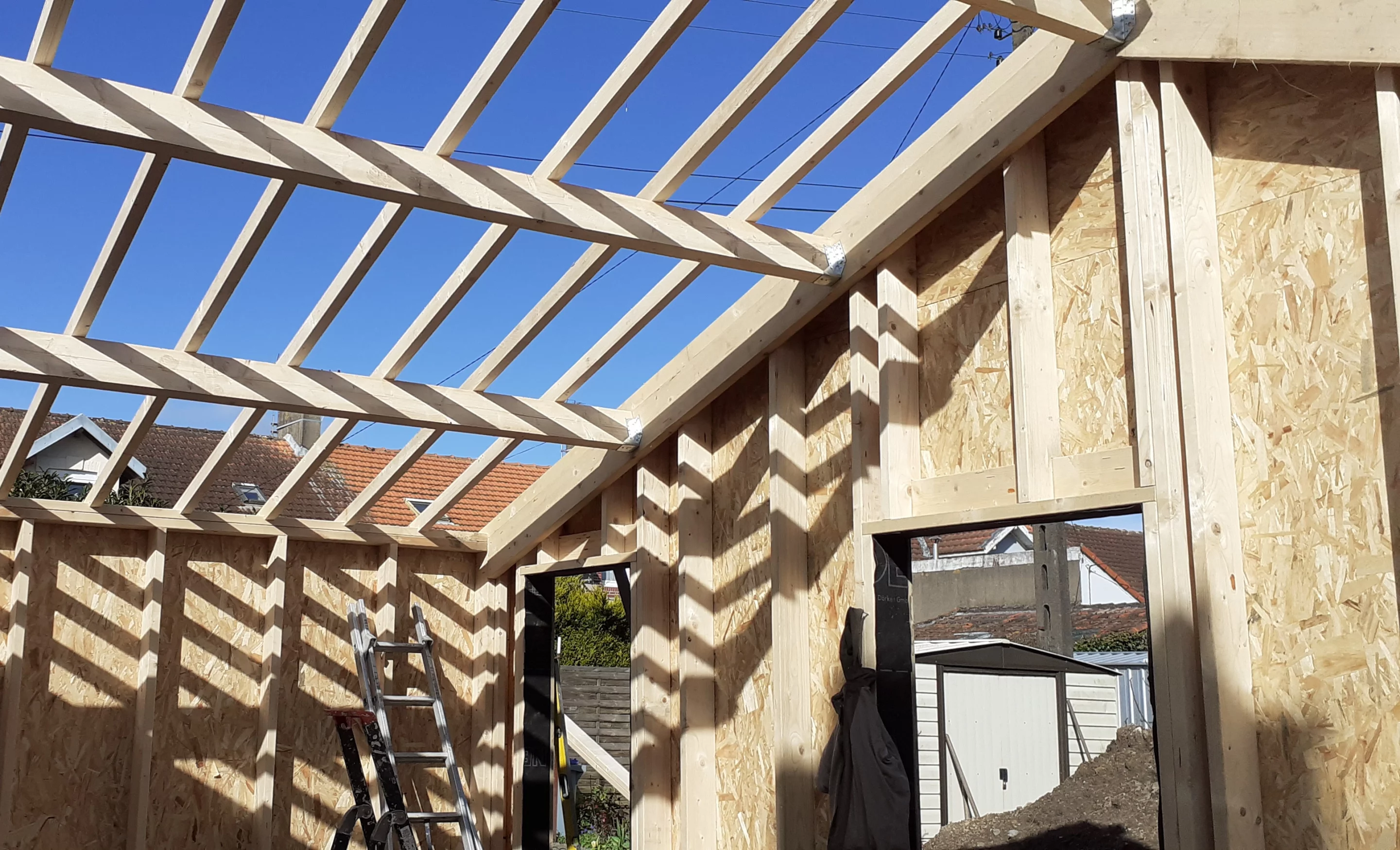 Charpente avec SG MENUISERIE