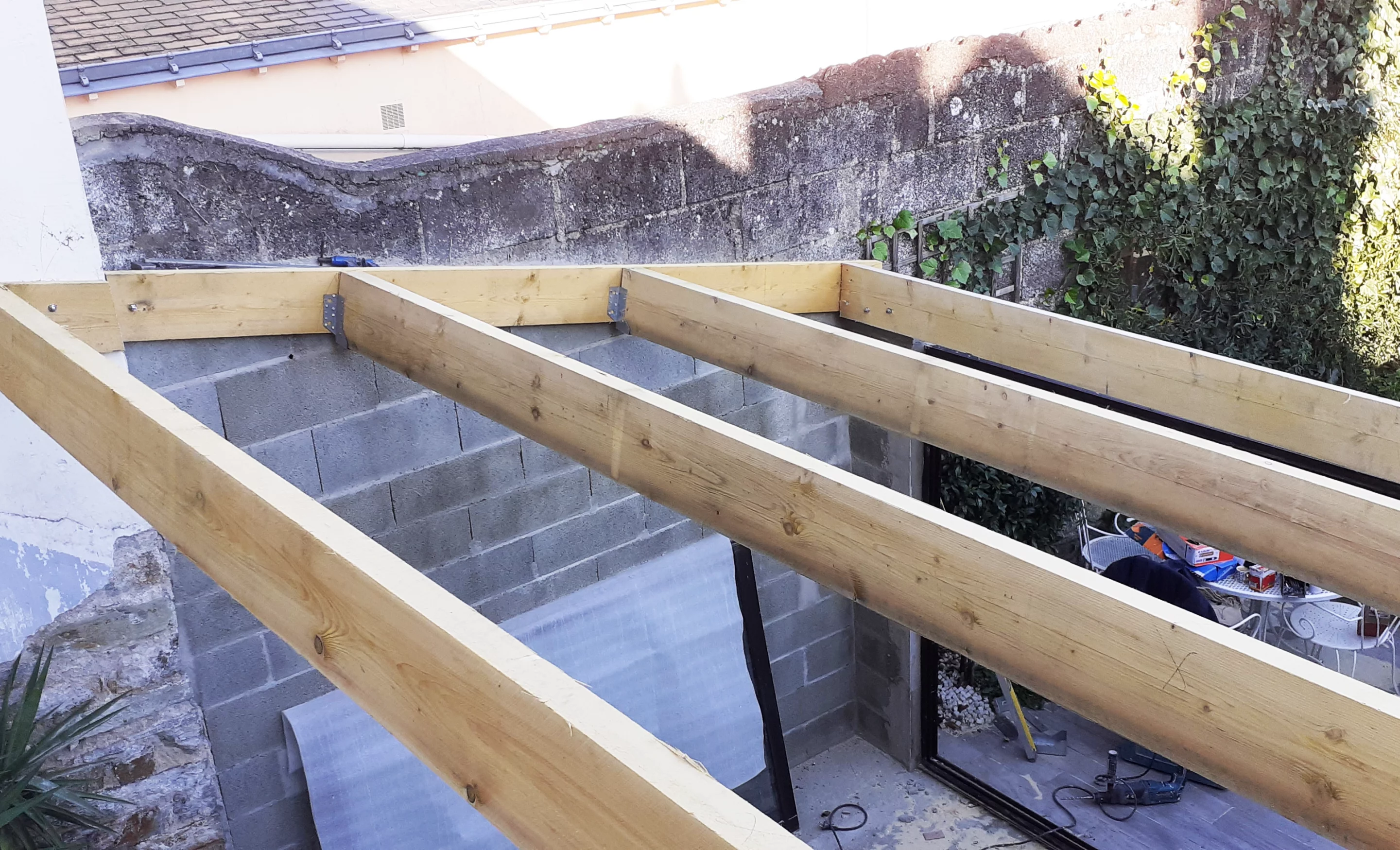 Charpente avec SG MENUISERIE