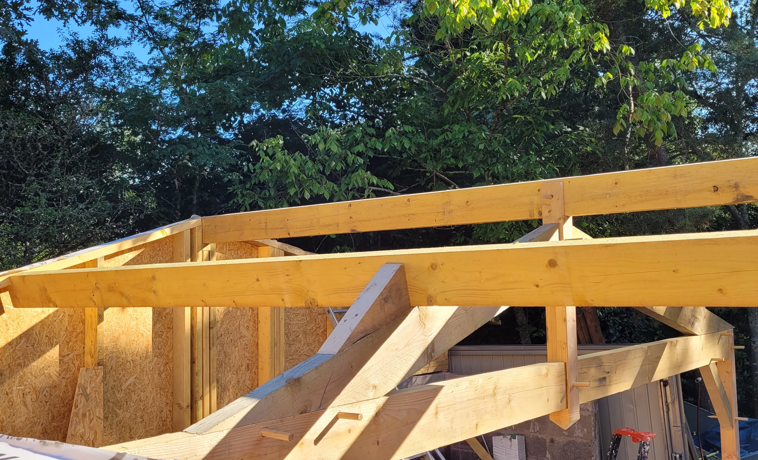 Charpente avec SG MENUISERIE