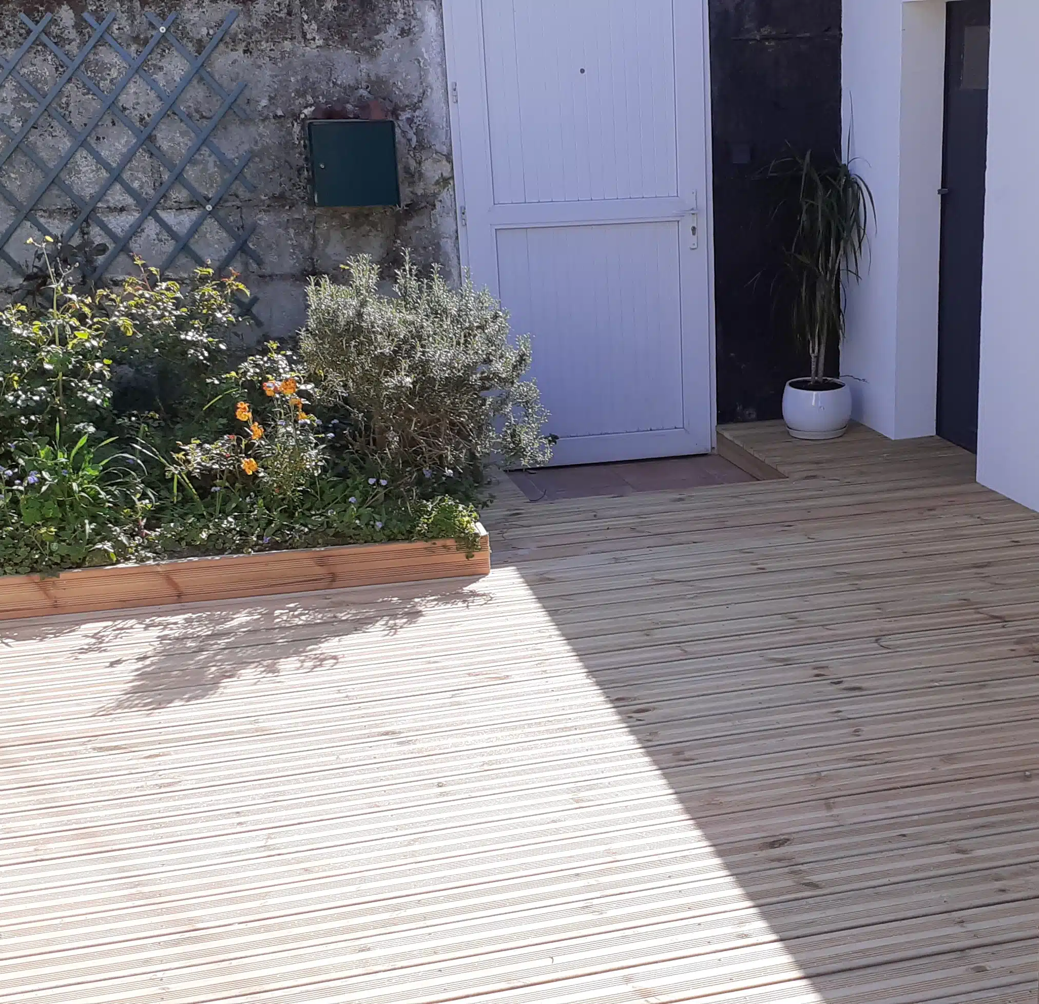 Terrasse avec SG MENUISERIE